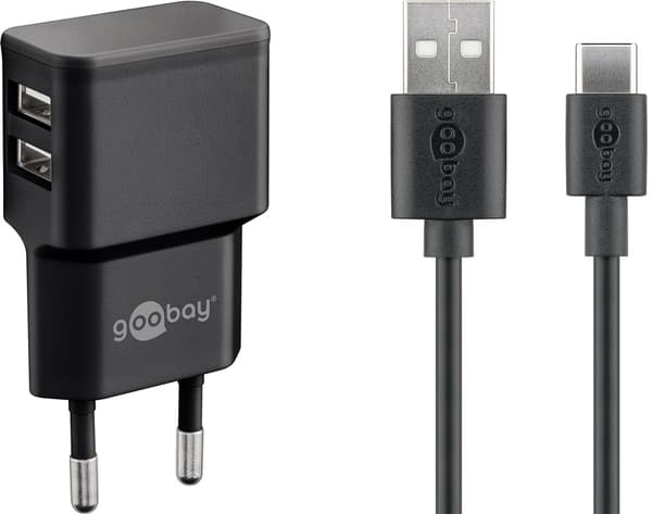 USB-C™ dobbelt ladesett (12 W)