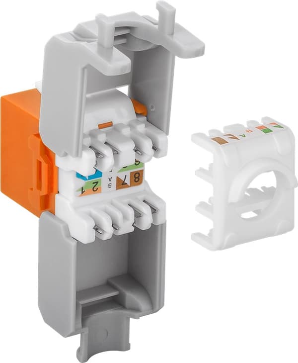 Keystone-modul RJ45 CAT 6A, UTP