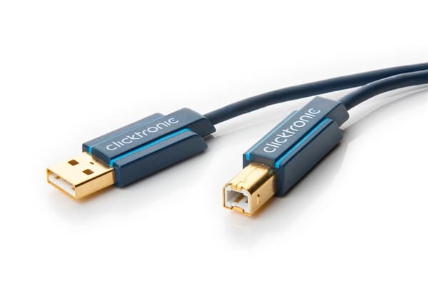 Adapterkabel fra USB-A til USB-B 2.0