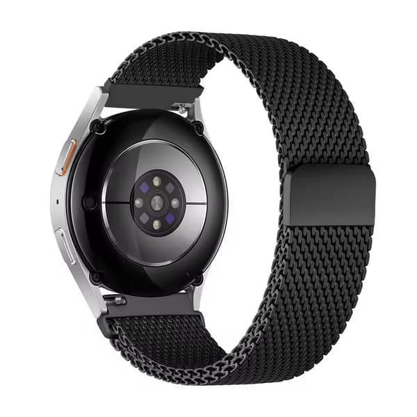 Milanese Loop Urrem til Smartwatches Black 20 mm