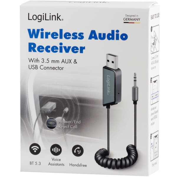 Bluetooth-modtager og håndfri AUX 3,5 mm BT5.3