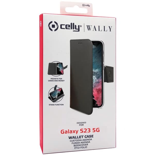 Lompakkokotelo Galaxy S23 5G musta