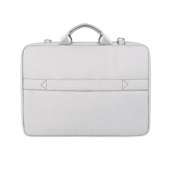Laptopmappe med skulderrem SilverGrey L