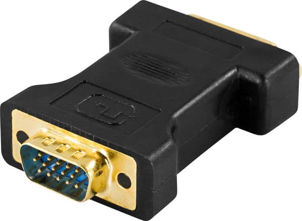 DVI adapter analog DVI - analog VGA, fe - ma, black