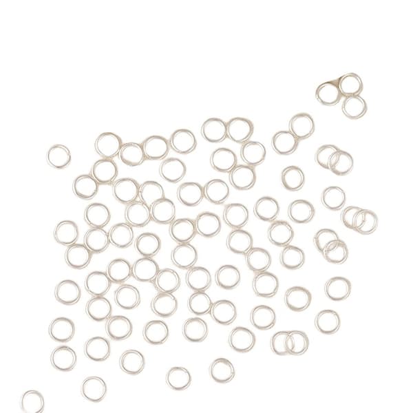 Metalringe, 100 stk. Silver