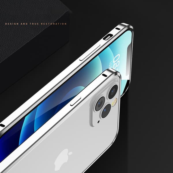 Aluminiumslegering Bumper Case til iPhone 16 Silver