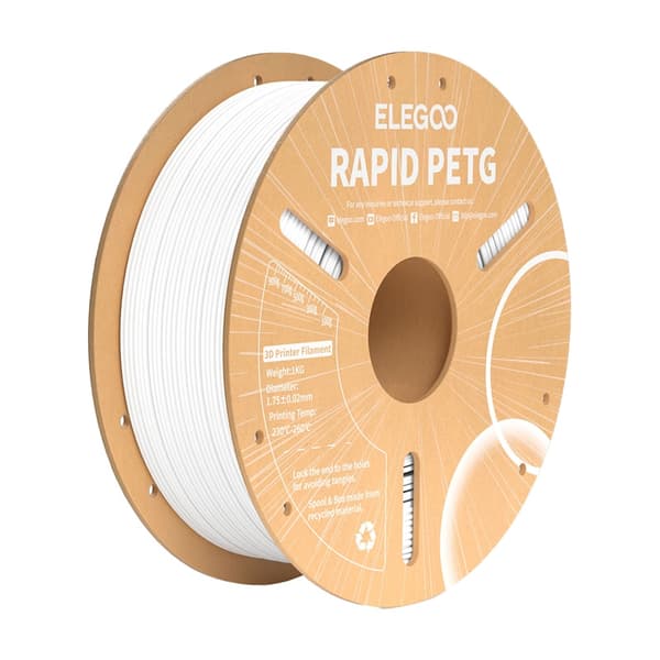 ELEGOO Rapid PETG-filament (vitt)