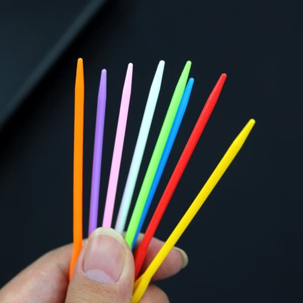 Stumpe plastiknåle, 50 stk. XL
