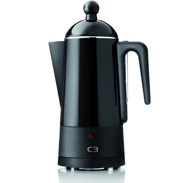 Perkolator Design Svart stål 10kp