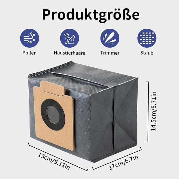 Dammpåsar för Eufy X8 Pro/X10 Pro Omni