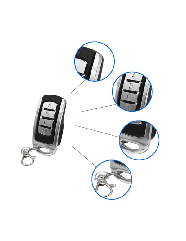 Universal 4-kanals RF fjernkontroll 868 MHz 2-pack