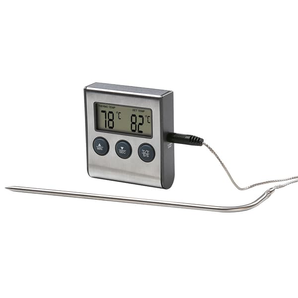 Kødtermometer Digital Timer Kabel Sensor