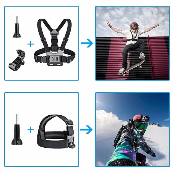 Lisävarustesarja GoPro Heroon - 50 osaa