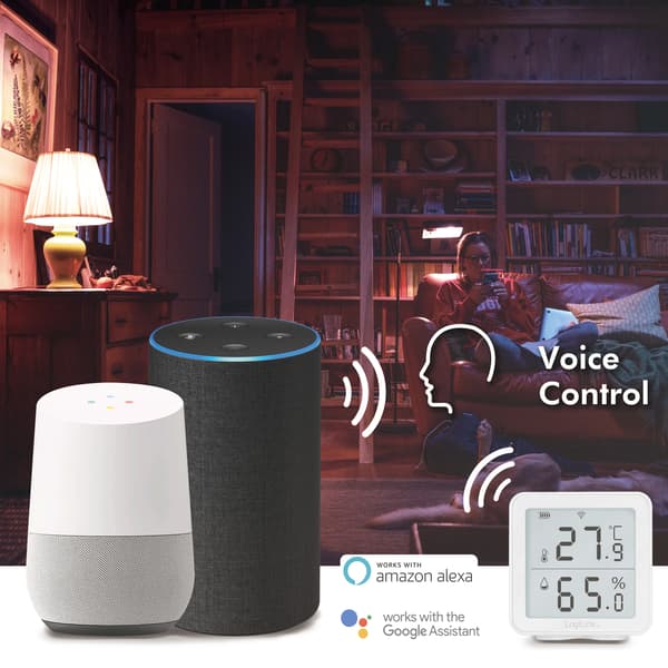 Smart temperatur- og fugtighedssensor Wifi Tuya