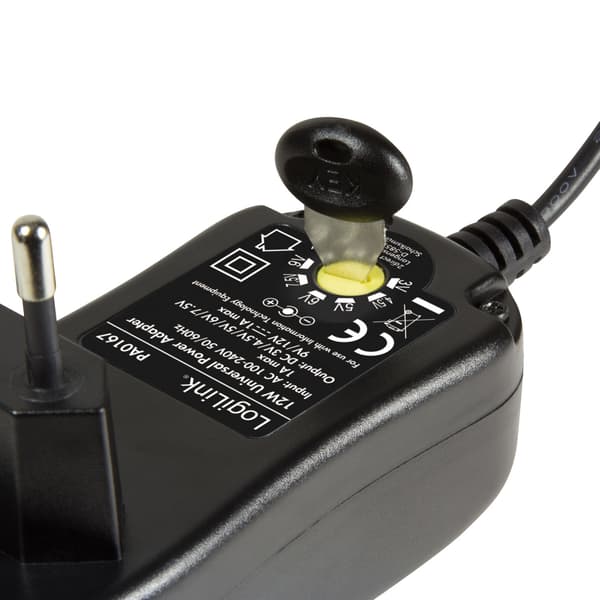 Strømadapter 230V- 3-12V 1A 12W