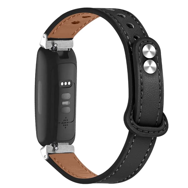 Kellon ranneke aitoa nahkaa Black Fitbit Inspire 1/2/HR
