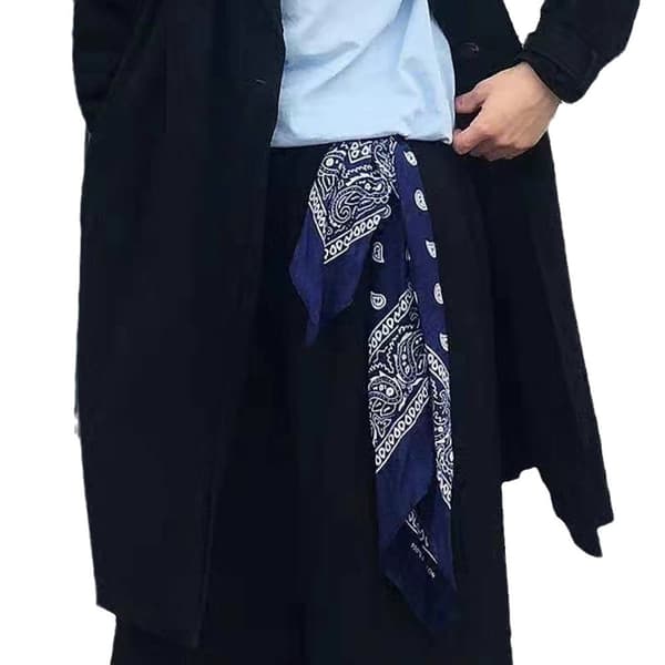 Tyylikäs neliöhuivi NavyBlue