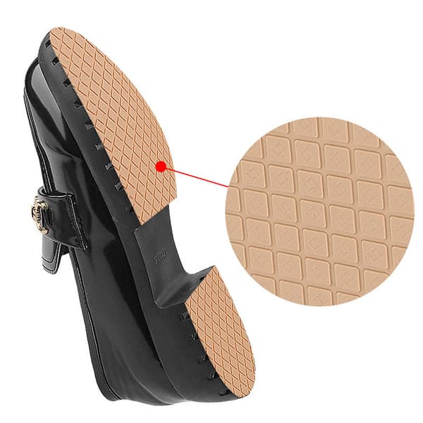 Diamond Grid Shoe Sole Protector Pads (2-pack) Khaki