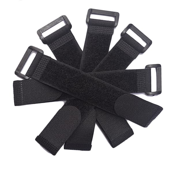 Svarta Kardborreband, 10-pack S
