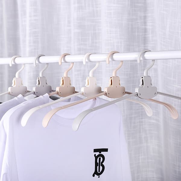 5-pack bärbara klädhängare för resor White