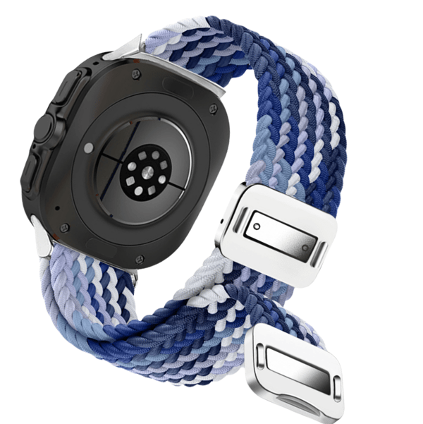 Samsung Watch 7 Ultra Elastisk vevd nylonrem Blue