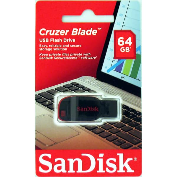 USB-minne 2.0 Blade 64GB