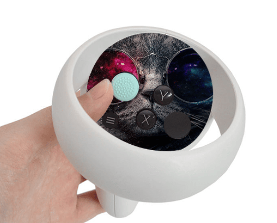 Fuldt dækkende håndkontrollerstickers til Oculus Quest 2 Multicolor3