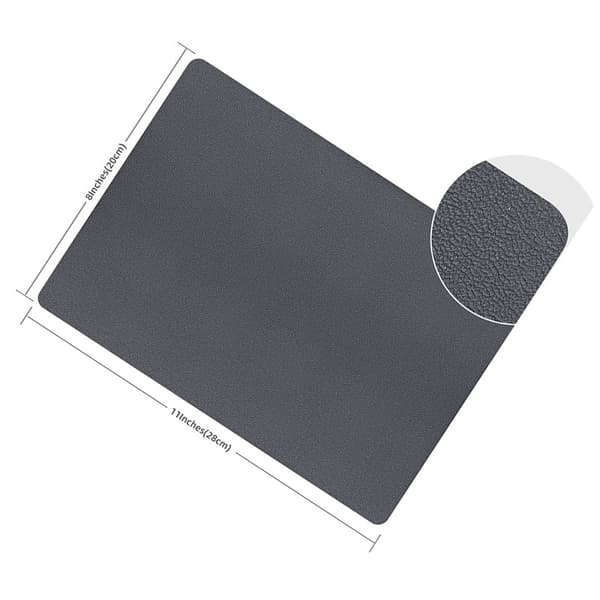 Selvklebende PU-lærlapp Grey