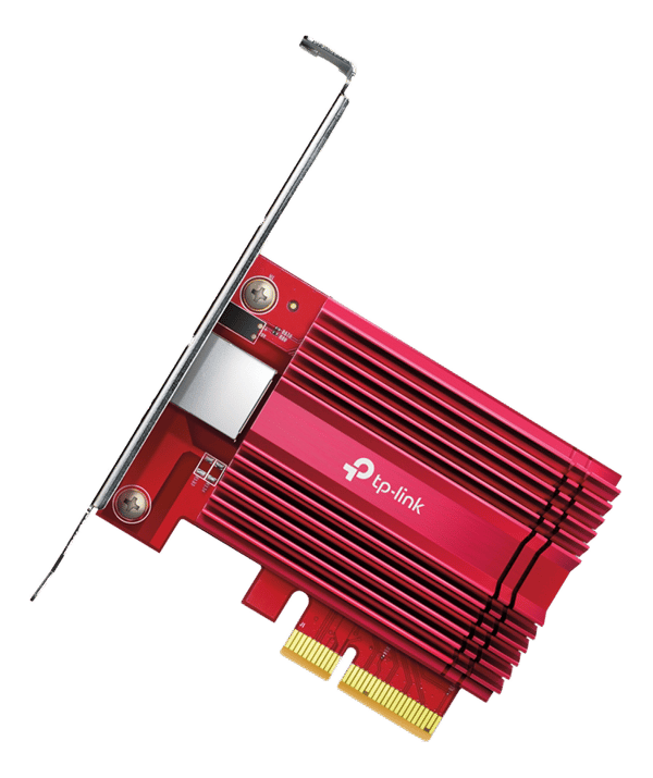 TX401 10 Gigabit PCI Express Network Adapter, red