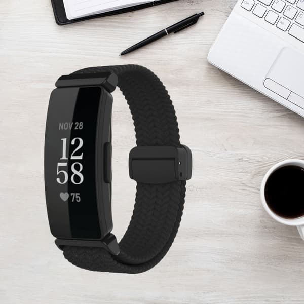 Nylon klokkerem til Fitbit Inspire 3 Black