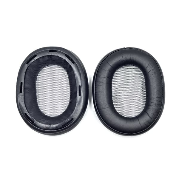 Utskiftbare øreputer til Sony MDR-1A hodetelefoner - Proteinlær Black
