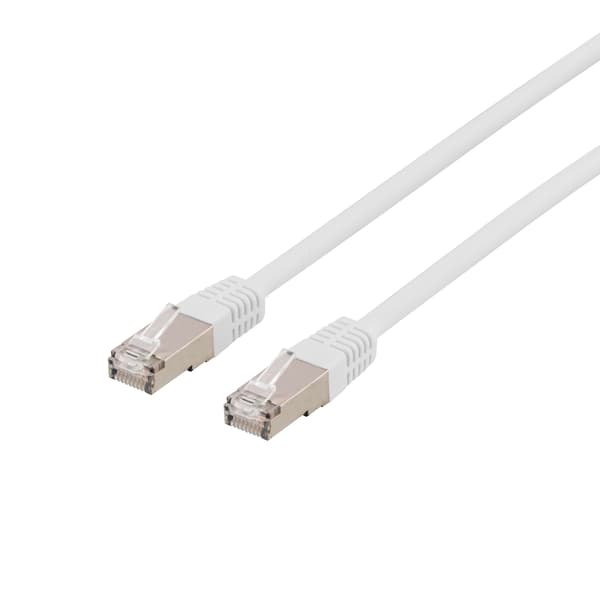 U/FTP Cat6a patch cable, 1.5m, 500 MHz, LSZH, white