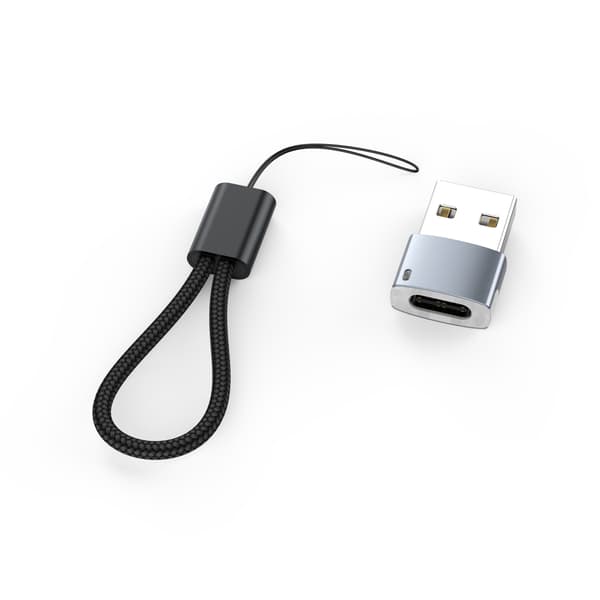 Valaistu USB-C-sovitin kaulanauhalla - 2 kpl