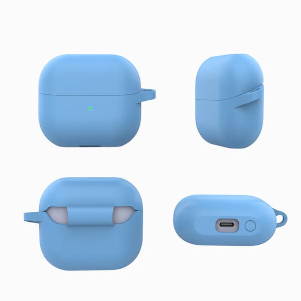 Silikonfodral för Samsung Galaxy Buds 3/3 Pro Blue