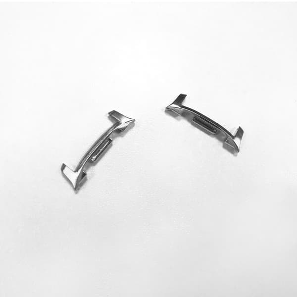 Premium rustfrie stål-koblinger for Samsung Galaxy Watch 8 Silver