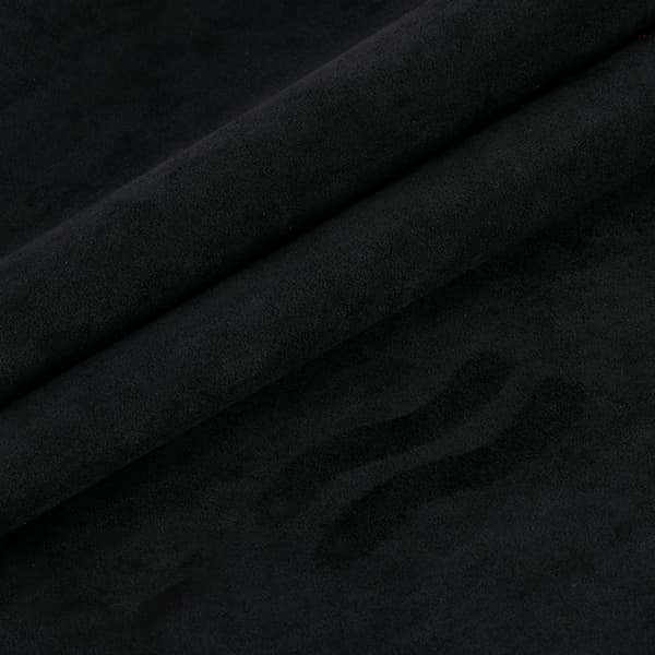 Selvklæbende ruskindslap Black XL