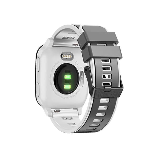 Silikonklokkerem for Garmin Venu 2-serien White+Grey Select
