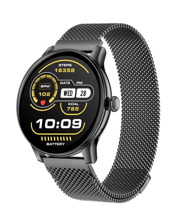 Multifunktionell Smartwatch med Bluetooth-samtal, Hälsoövervakning och Anpassningsbara Urtavlor Black