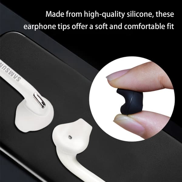 In-ear silikon øreplugger deksler for Samsung Galaxy S6/S7, Note5/Note7 White