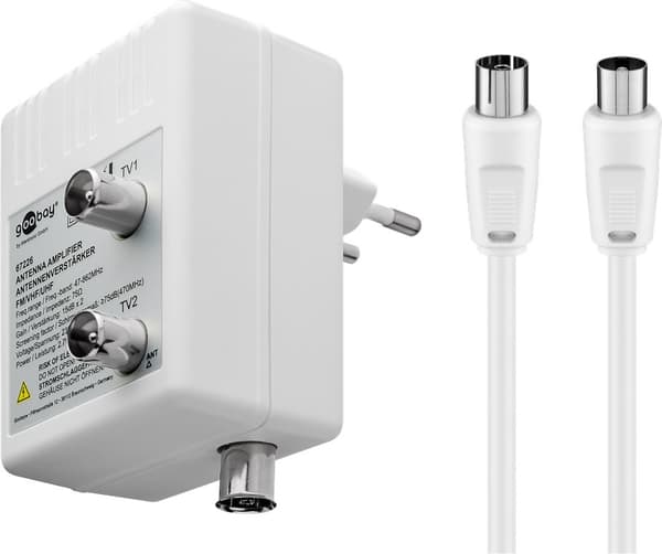 Kahden laitteen antennivahvistin (DVB-T / DVB-T2 / DVB-C)