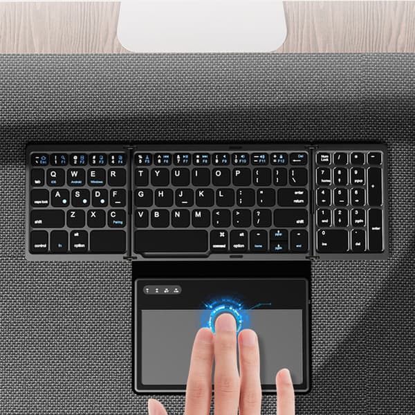 Brettbart Bluetooth-tastatur med pekeplate
