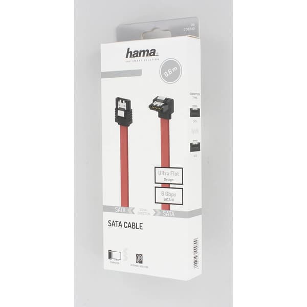 Cable SATA Serial-ATA III 90° 6 Gbit/s Internal 0.60m