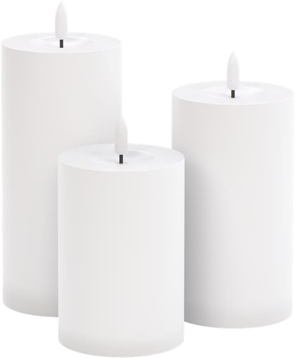 Set med 3 LED-ljus "Outdoor"