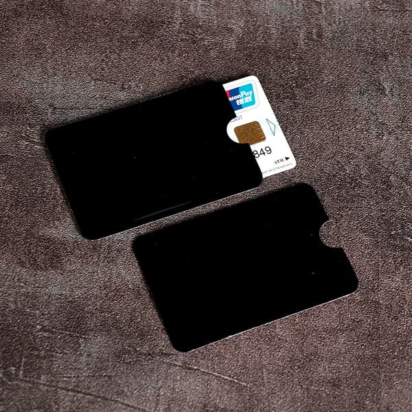 RFID-blokkerende kortetui, 12-pakning Black