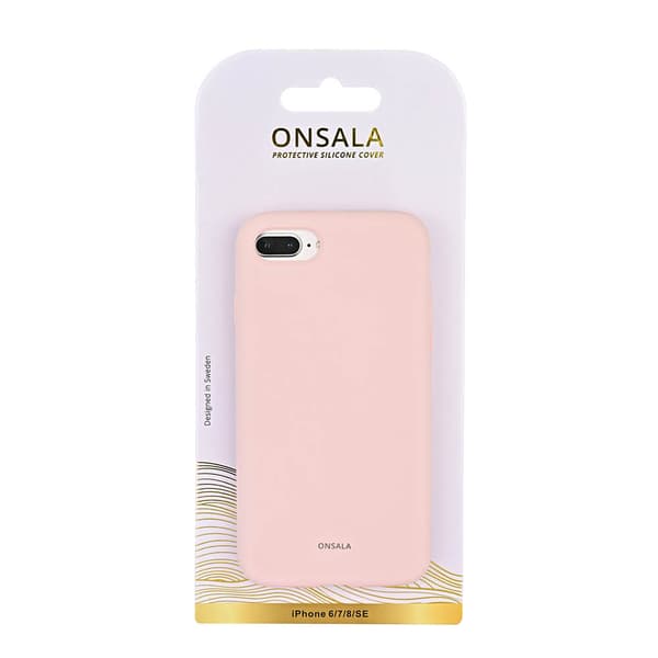 Mobildeksel Silikon Chalk Pink - iPhone 6/7/8/SE