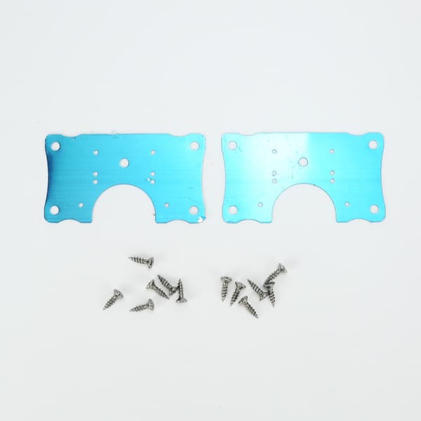 Hængsel Reparationsplade - 9x5 cm 2-pack
