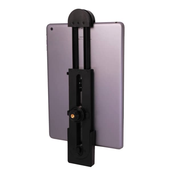 Tablet/Smartphone Holder Stativ Med 1/4 Stativgevind Sort
