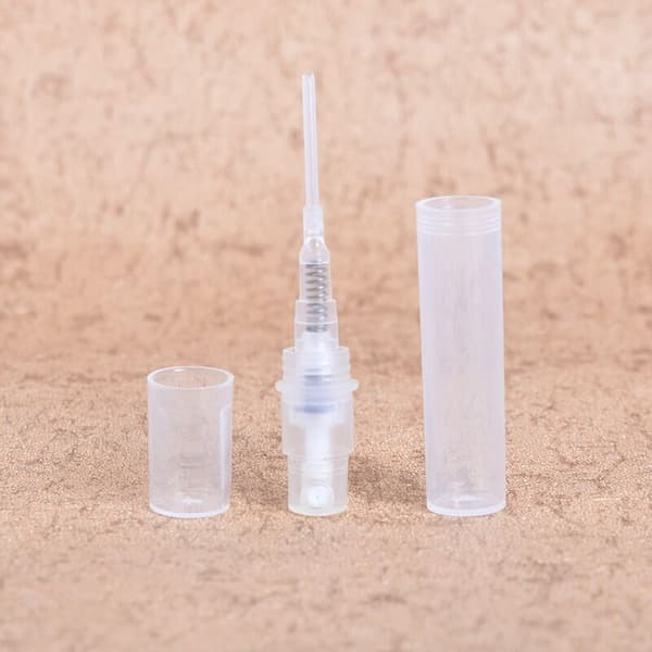 Liten parfymeflaske, 3 ml - 5 pakke Transparent 3 ml