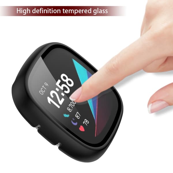 Beskyttelsesdeksel til Fitbit Versa 3 & Sense Black