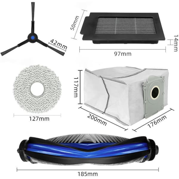 Reservedeler for Ecovacs Deebot T50 Pro Omni